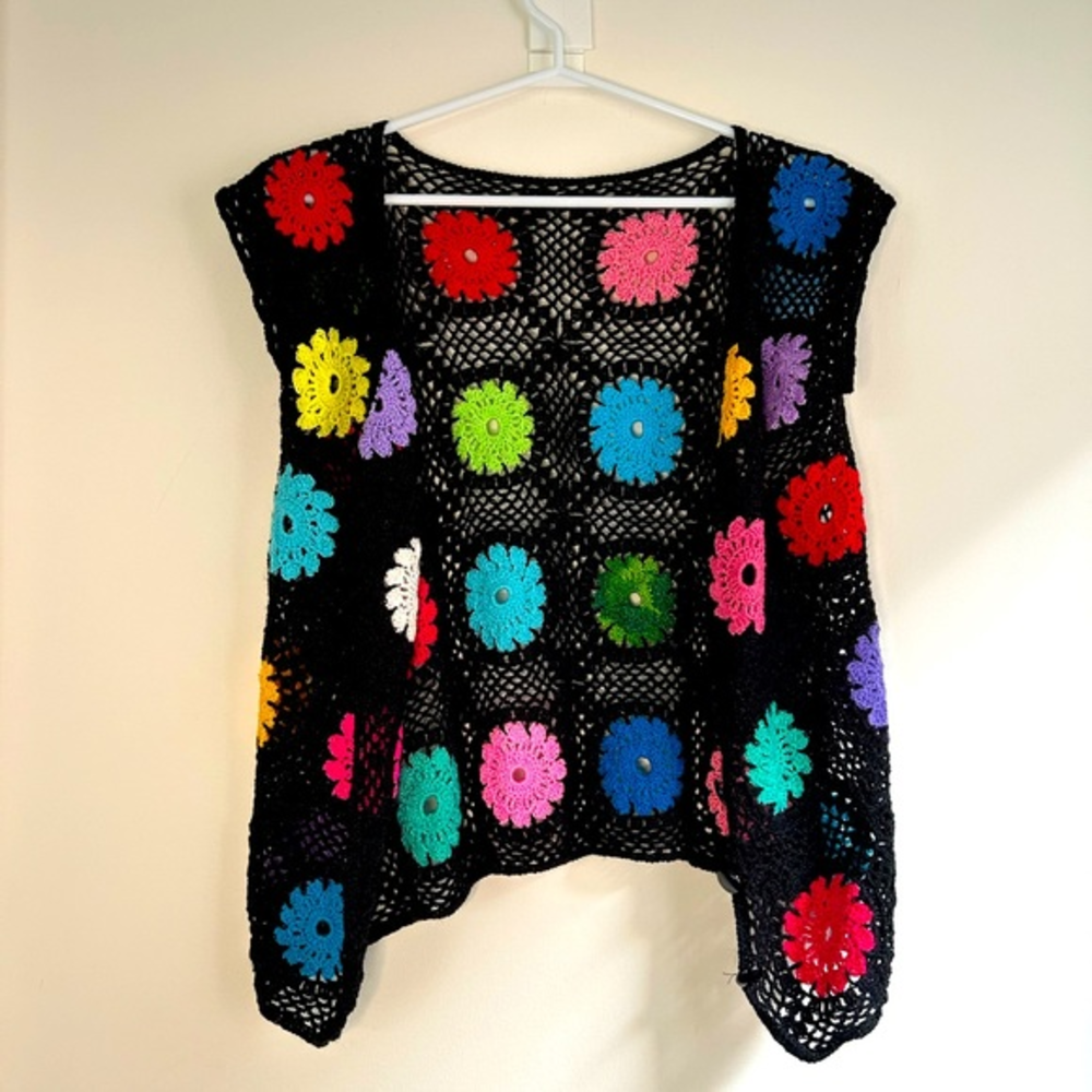 VINTAGE knit vest‎